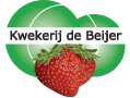 Logo Kwekerij de Beijer, aardbeienverkoop